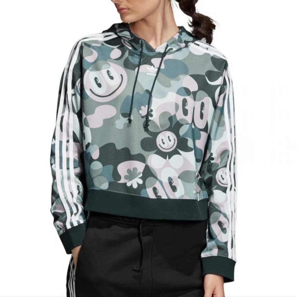 Adidas Cropped Hoodie